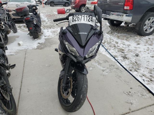 JKAEXEJ13JDA02404 - 2018 KAWASAKI EX650 J იასამნისფერი ფოტო 2