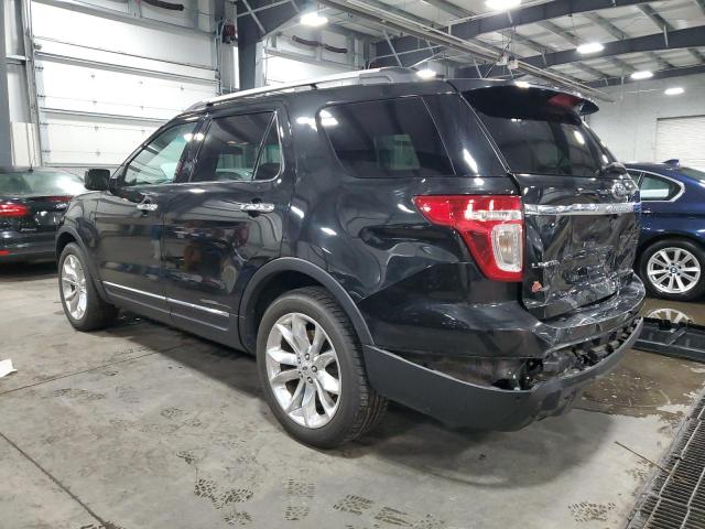 1FM5K8F83EGC47860 - 2014 FORD EXPLORER LIMITED BLACK photo 2