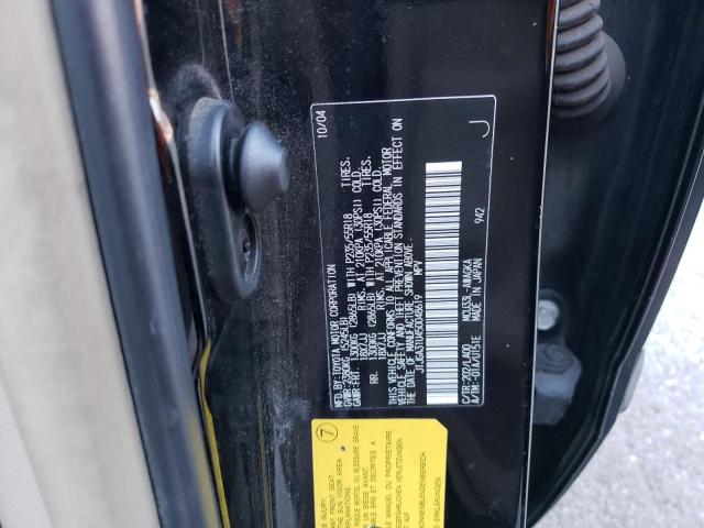 JTJGA31U450048619 - 2005 LEXUS RX 330 BLACK photo 13