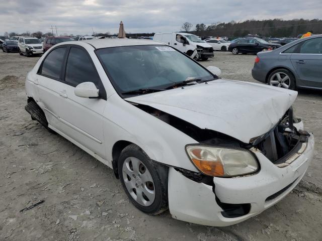 KNAFE121085512912 - 2008 KIA SPECTRA EX WHITE photo 4