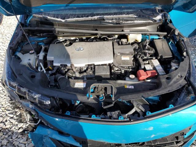JTDKARFP7K3112410 - 2019 TOYOTA PRIUS PRIM 青绿色 照片 11