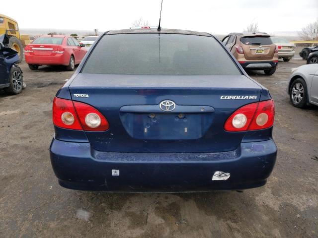 1NXBR32E98Z959616 - 2008 TOYOTA COROLLA CE BLUE photo 6