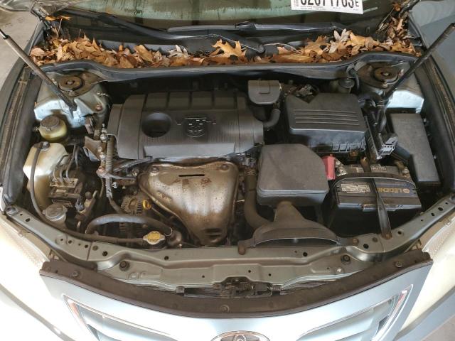 4T4BF3EKXAR076372 - 2010 TOYOTA CAMRY BASE GREEN photo 11