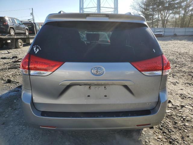 5TDKK3DC3BS167462 - 2011 TOYOTA SIENNA LE SILVER photo 6