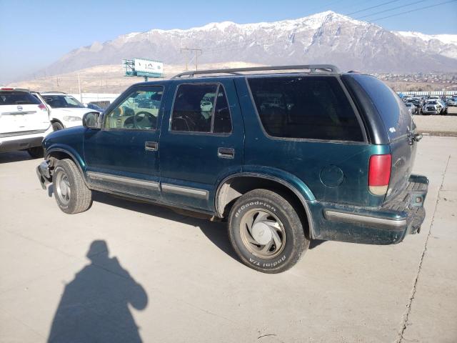 1GNDT13W1W2226891 - 1998 CHEVROLET BLAZER TURQUOISE photo 2