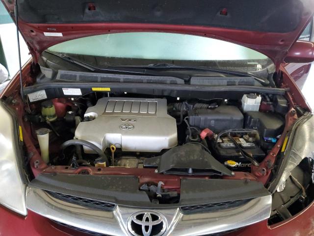 5TDDK4CC6AS032247 - 2010 TOYOTA SIENNA XLE BURGUNDY photo 12