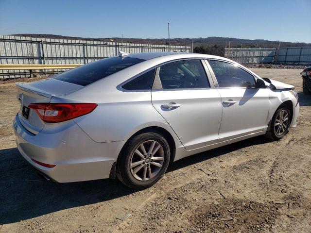 5NPE24AFXFH186538 - 2015 HYUNDAI SONATA SE SILVER photo 3