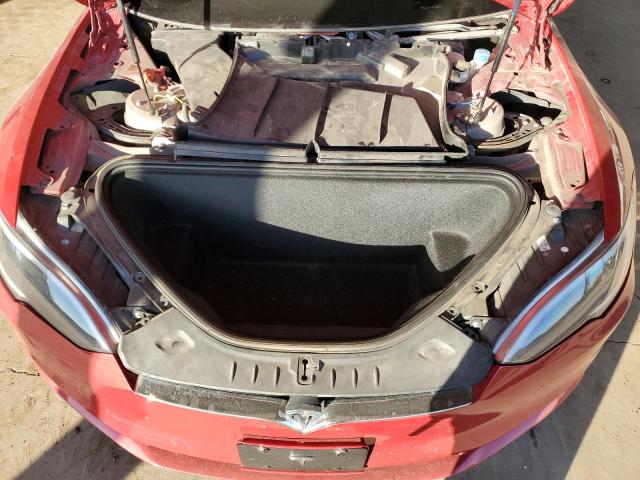 5YJSA1E41HF217383 - 2017 TESLA MODEL S RED photo 11