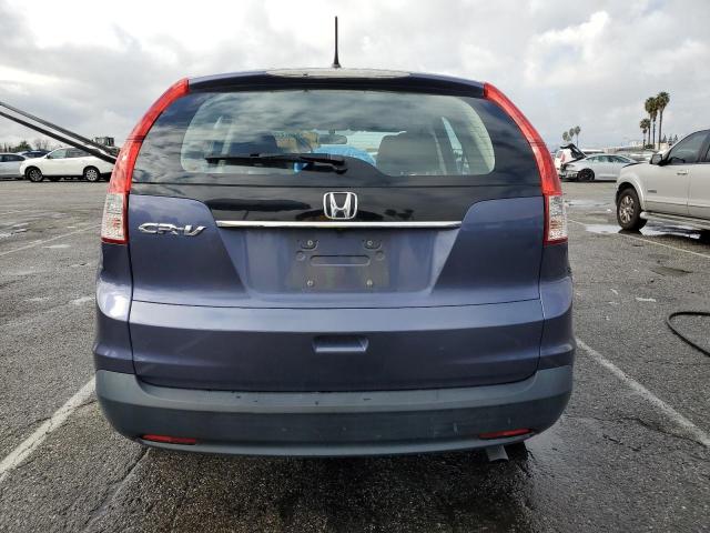 5J6RM3H35CL037991 - 2012 HONDA CR-V LX BLUE photo 6