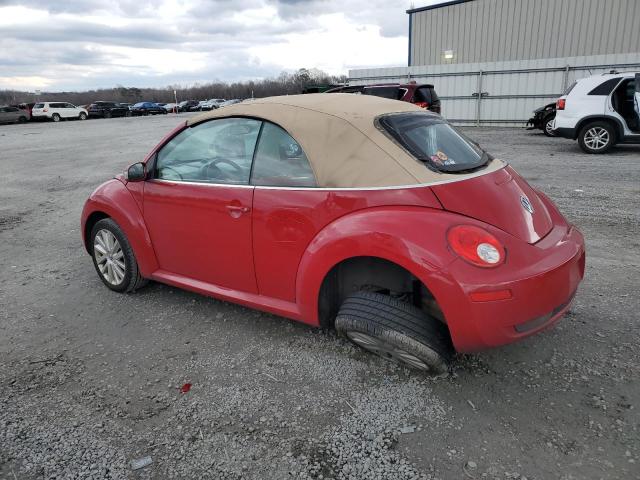 3VWRF31Y48M412651 - 2008 VOLKSWAGEN NEW BEETLE CONVERTIBLE SE RED photo 2