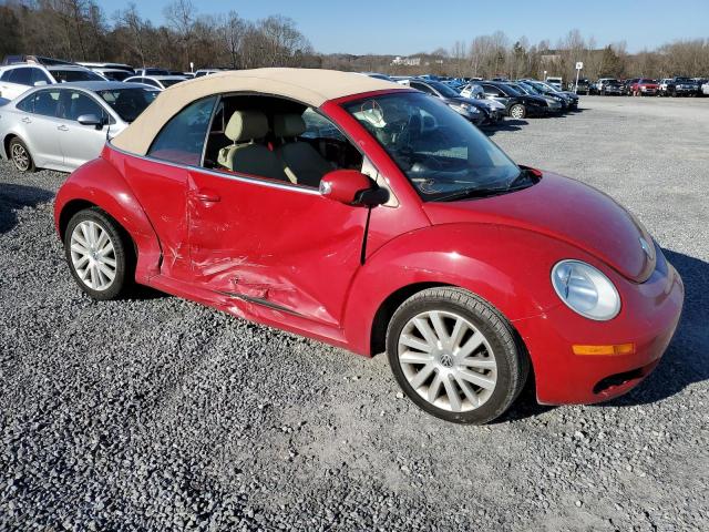 3VWRF31Y48M412651 - 2008 VOLKSWAGEN NEW BEETLE CONVERTIBLE SE RED photo 4