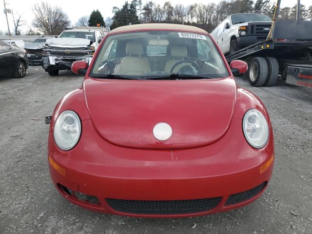 3VWRF31Y48M412651 - 2008 VOLKSWAGEN NEW BEETLE CONVERTIBLE SE RED photo 5