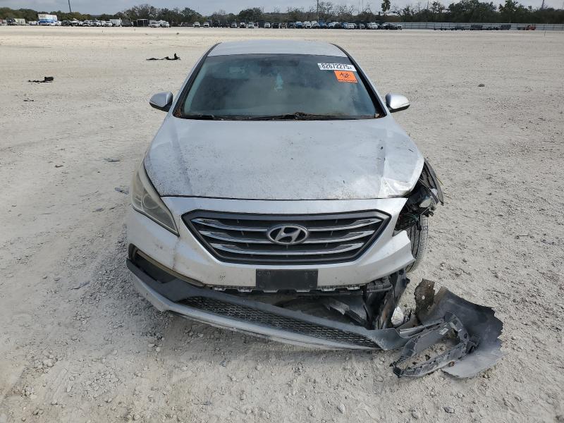 5NPE34AF2FH097141 - 2015 HYUNDAI SONATA SPORT SILVER photo 5