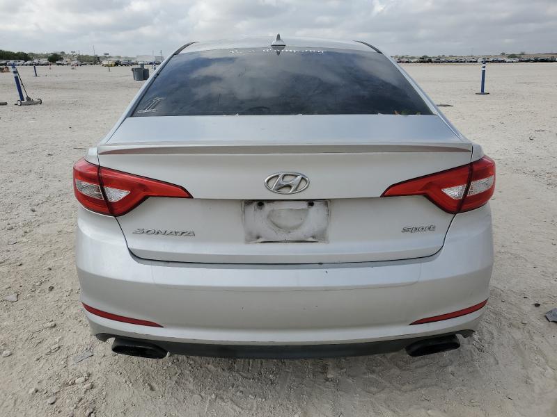 5NPE34AF2FH097141 - 2015 HYUNDAI SONATA SPORT SILVER photo 6