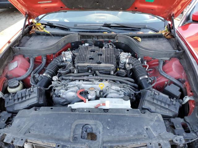 JNKCV61E89M305097 - 2009 INFINITI G37 BASE RED photo 11