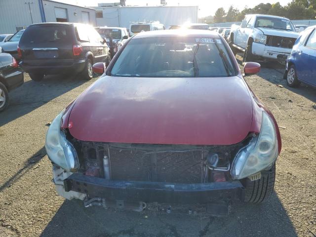 JNKCV61E89M305097 - 2009 INFINITI G37 BASE RED photo 5