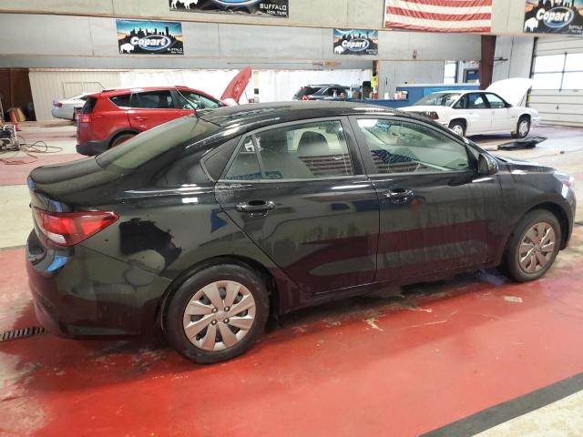 3KPA24AD8LE355663 - 2020 KIA RIO LX BLACK photo 3