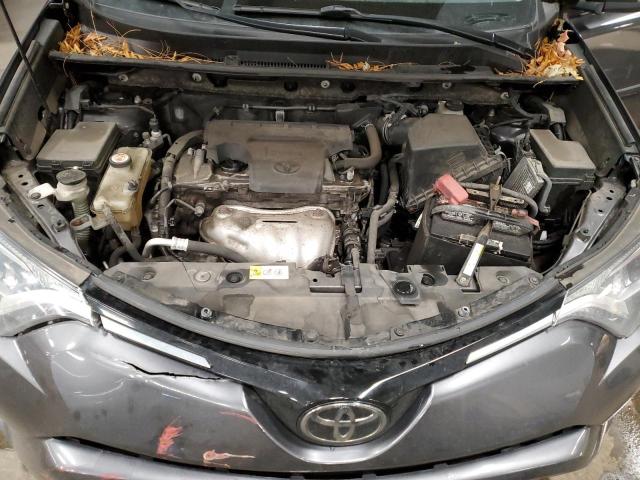 JTMRFREV6JJ720025 - 2018 TOYOTA RAV4 ADVENTURE GRAY photo 11