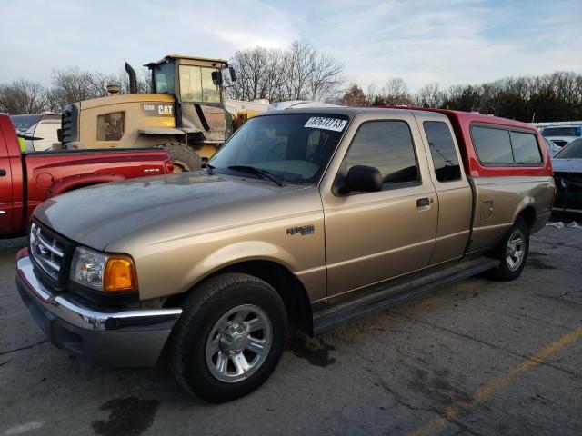 1FTYR44V73PB00145 - 2003 FORD RANGER SUPER CAB BLACK photo 1