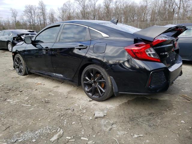 2HGFC1E53JH707166 - 2018 HONDA CIVIC SI BLACK photo 2