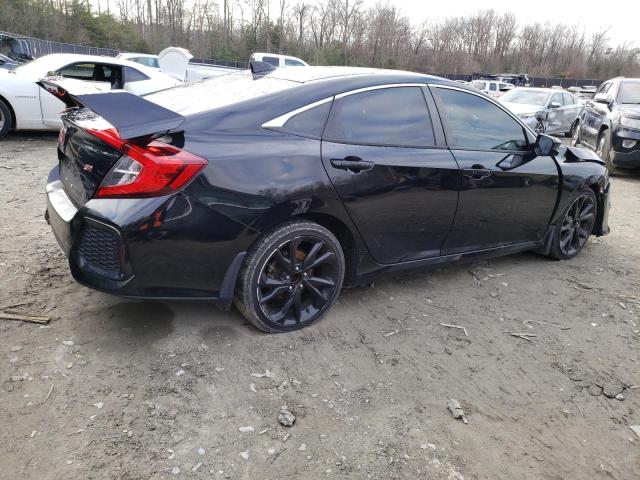 2HGFC1E53JH707166 - 2018 HONDA CIVIC SI BLACK photo 3