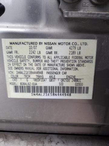 1N4AL21E58N444948 - 2008 NISSAN ALTIMA 2.5 TAN photo 13