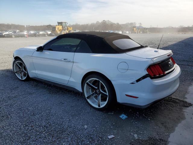 1FATP8UH2F5393024 - 2015 FORD MUSTANG WHITE photo 2