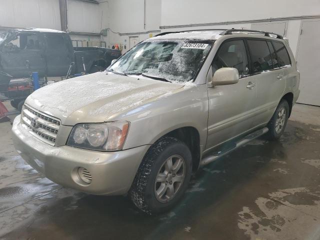 2002 TOYOTA HIGHLANDER LIMITED, 