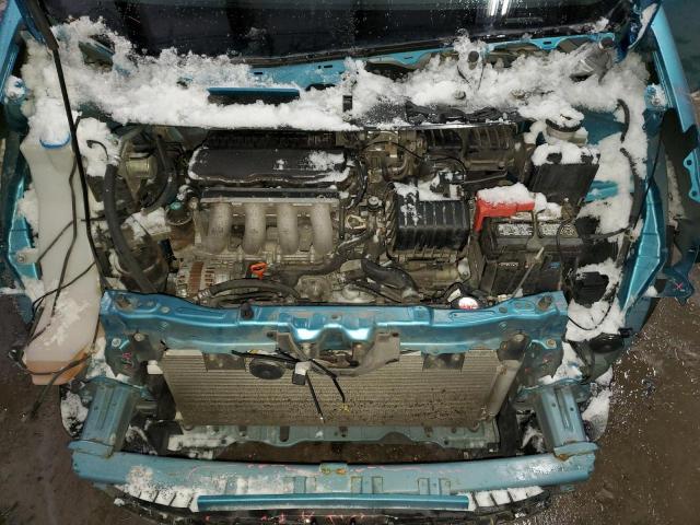 JHMGE8H57DC025947 - 2013 HONDA FIT SPORT TEAL photo 11