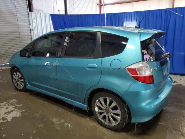 JHMGE8H57DC025947 - 2013 HONDA FIT SPORT TEAL photo 2