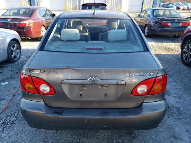 2T1BR32E93C096133 - 2003 TOYOTA COROLLA CE GRAY photo 6