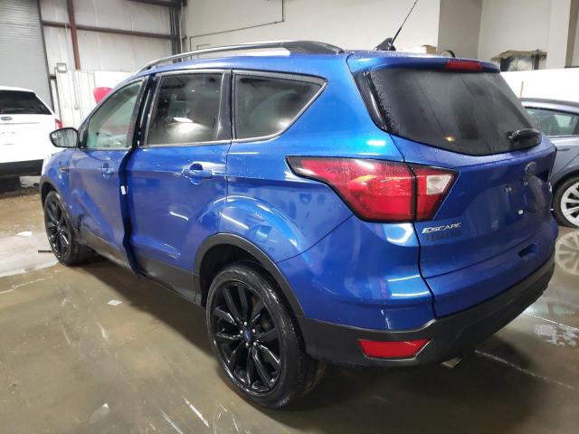 1FMCU9GD4KUA37770 - 2019 FORD ESCAPE SE BLUE photo 2