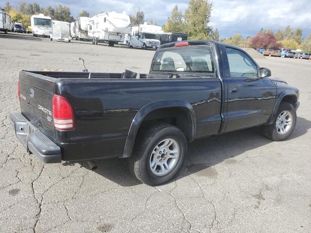 1D7FL16X43S168315 - 2003 DODGE DAKOTA SXT BLACK photo 3