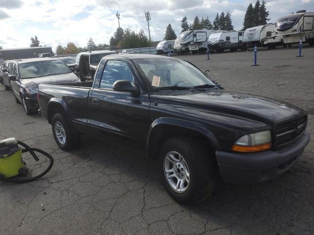 1D7FL16X43S168315 - 2003 DODGE DAKOTA SXT BLACK photo 4