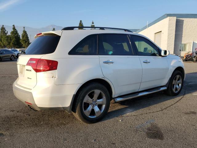 2HNYD28587H514245 - 2007 ACURA MDX SPORT WHITE photo 3