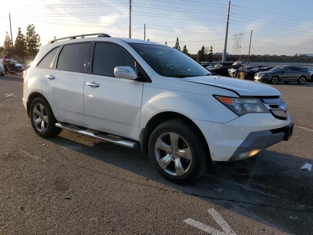 2HNYD28587H514245 - 2007 ACURA MDX SPORT WHITE photo 4