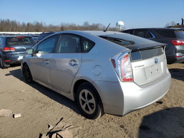 JTDKN3DUXC5485697 - 2012 TOYOTA PRIUS SILVER photo 2