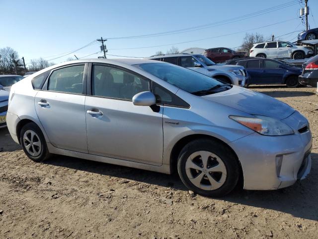 JTDKN3DUXC5485697 - 2012 TOYOTA PRIUS SILVER photo 4