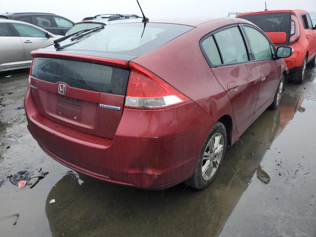 JHMZE2H74AS029334 - 2010 HONDA INSIGHT EX RED photo 3