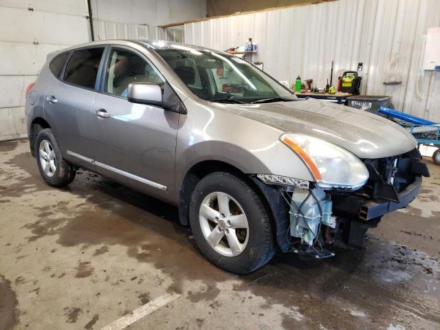 JN8AS5MV5DW632453 - 2013 NISSAN ROGUE S GRAY photo 4