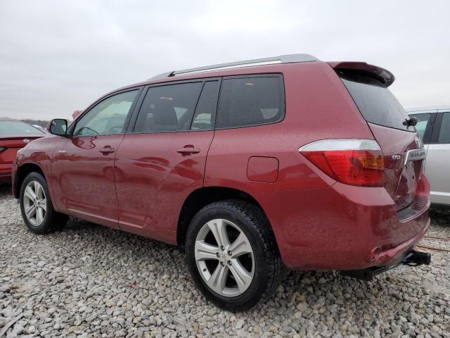JTEES43A692135685 - 2009 TOYOTA HIGHLANDER SPORT RED photo 2