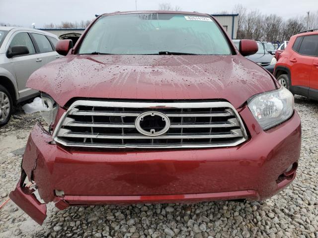 JTEES43A692135685 - 2009 TOYOTA HIGHLANDER SPORT RED photo 5