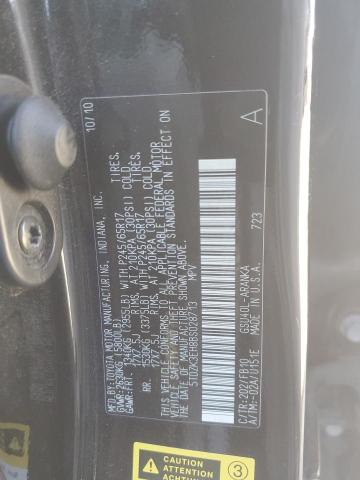 5TDZK3EH8BS028713 - 2011 TOYOTA HIGHLANDER BASE Negro foto 13