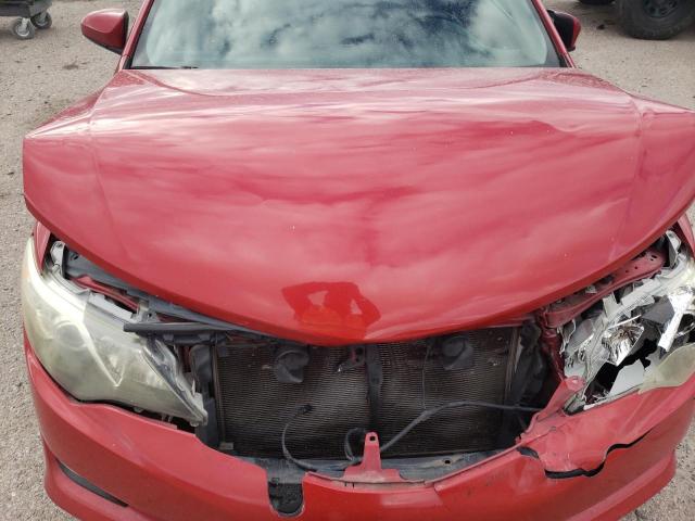 4T1BF1FK7CU616390 - 2012 TOYOTA CAMRY BASE RED photo 11