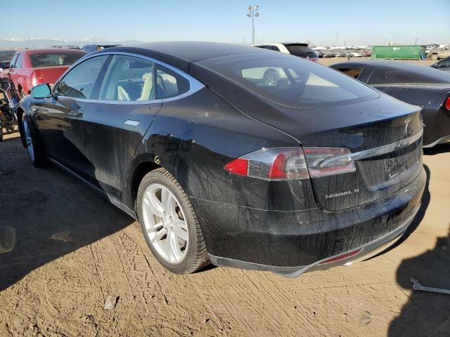 5YJSA1CG1DFP13873 - 2013 TESLA MODEL S BLACK photo 2