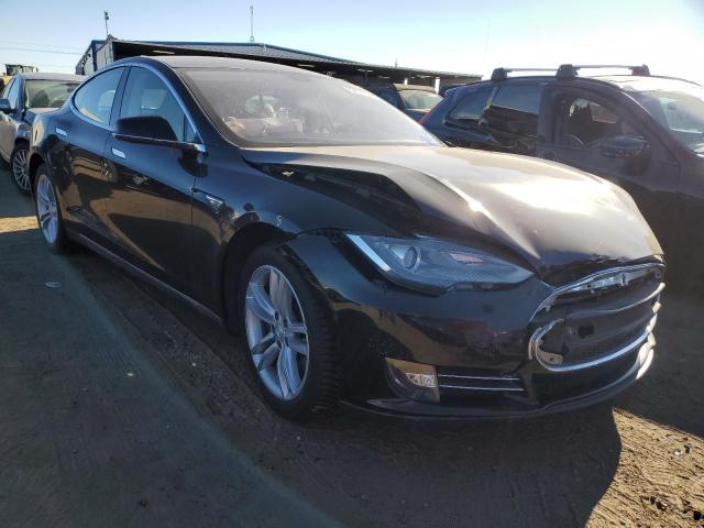 5YJSA1CG1DFP13873 - 2013 TESLA MODEL S BLACK photo 4