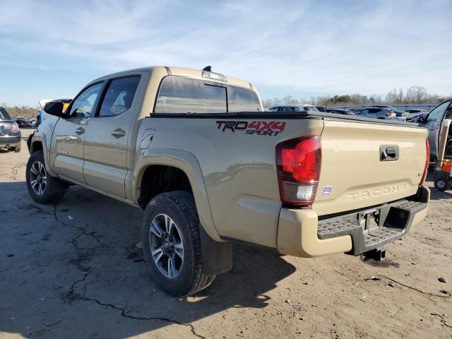 3TMCZ5AN8KM260169 - 2019 TOYOTA TACOMA DOUBLE CAB CREAM photo 2