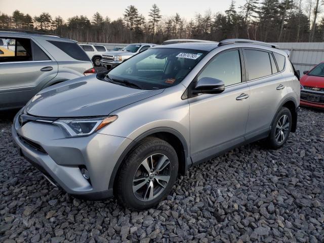 2T3RFREVXHW678440 - 2017 TOYOTA RAV4 XLE SILVER photo 1