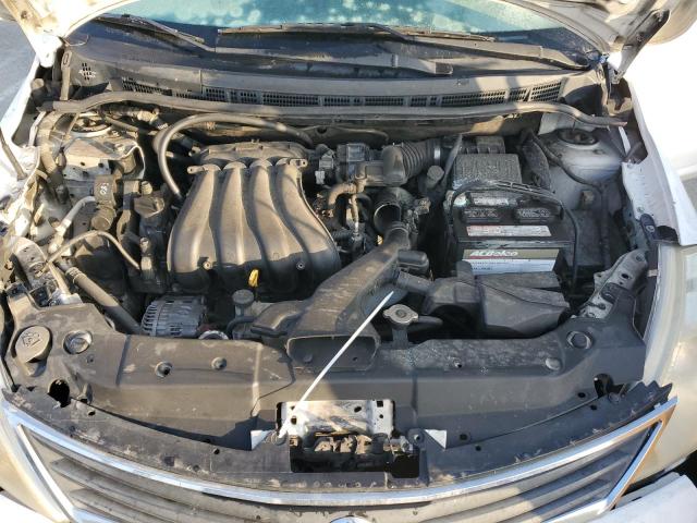 3N1BC1CPXAL376646 - 2010 NISSAN VERSA S თეთრი ფოტო 12