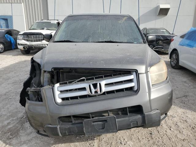 5FNYF28187B042132 - 2007 HONDA PILOT LX GRAY photo 5